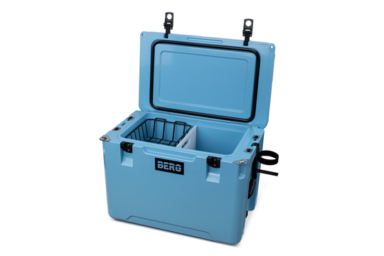 BERG Floe 45 Hard Cooler including Organiser, Chopping Board Divider and Beverage Holder