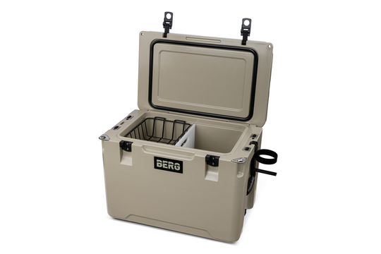 BERG Floe 45 Hard Cooler including Organiser, Chopping Board Divider and Beverage Holder